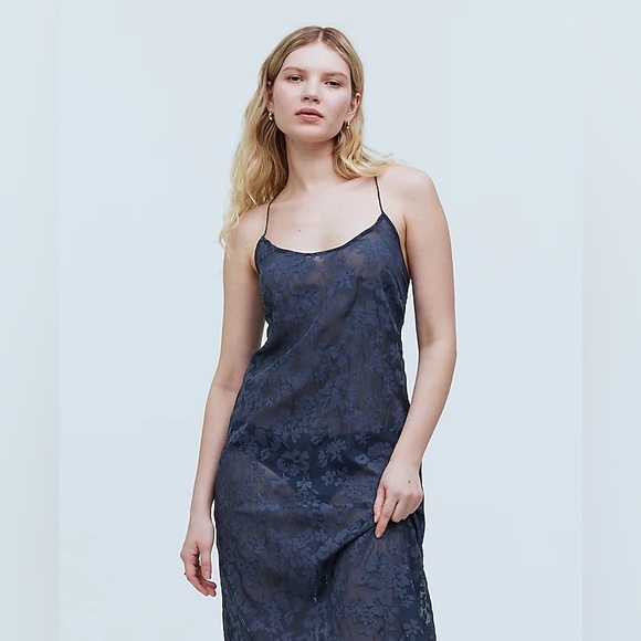 •Madewell Floral Halter Cover-Up Midi Dress - Picture 3 of 6